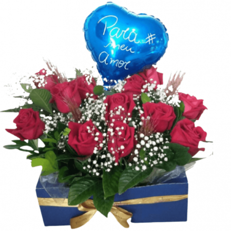 Box 12 Rosas Vermelhas Premium